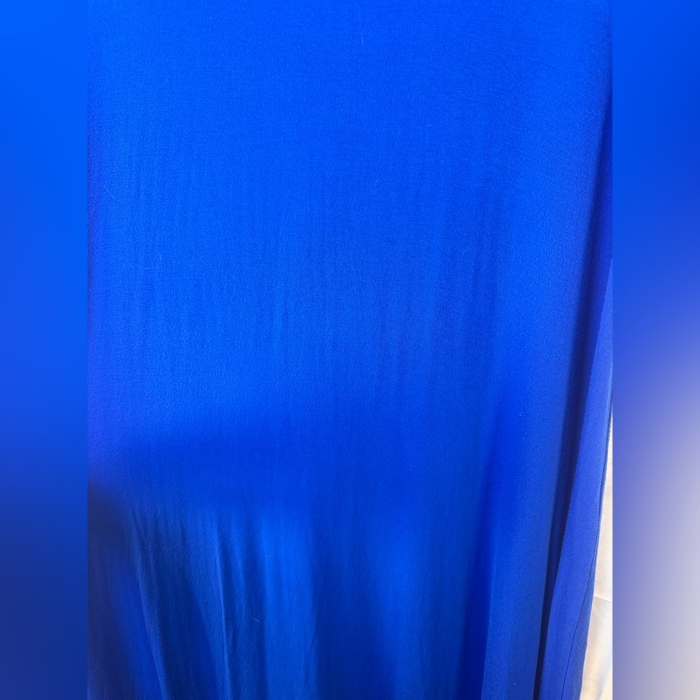 Old Navy Blue Tunic Dress Short Sleeve Relaxed Size XL TALL - Picture 3 of 8